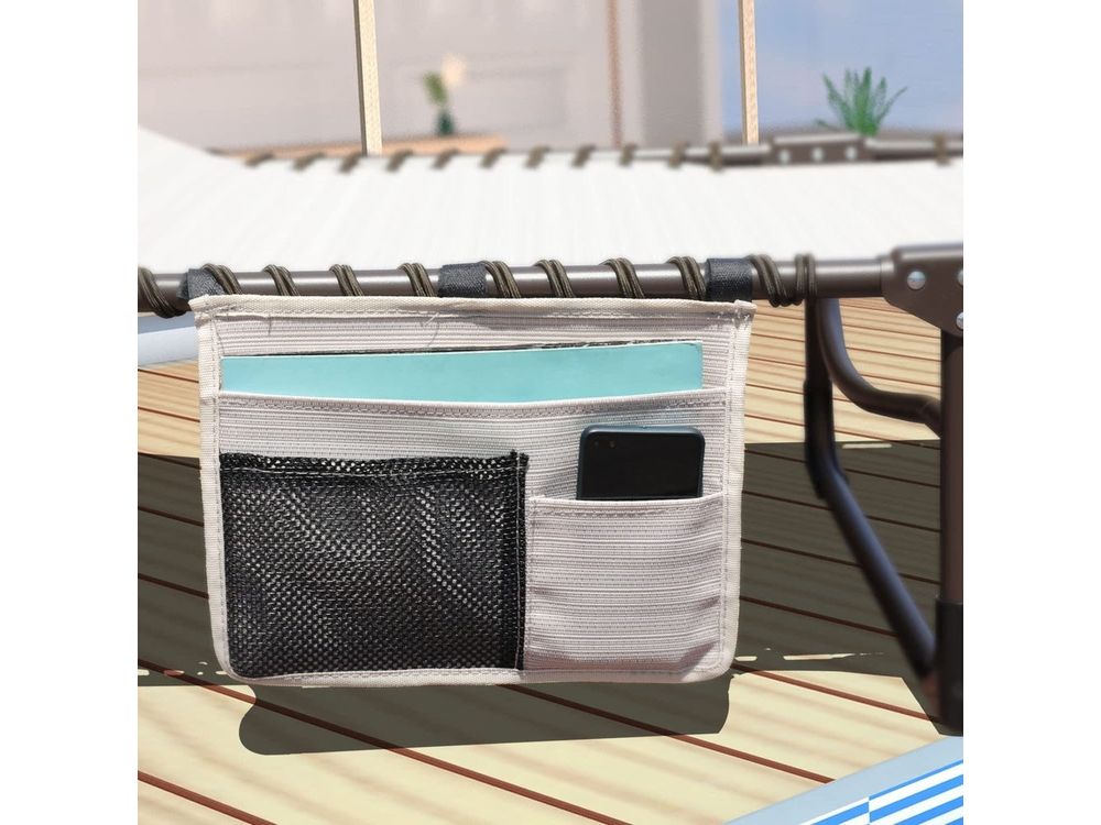 Foldable Patio Chaise Lounge Chair for Outdoor with Detachable Pocket and Pillow, Portable Adjustable Sun Lounger Recliner for Beach, Camping and Pool Style Your Walls